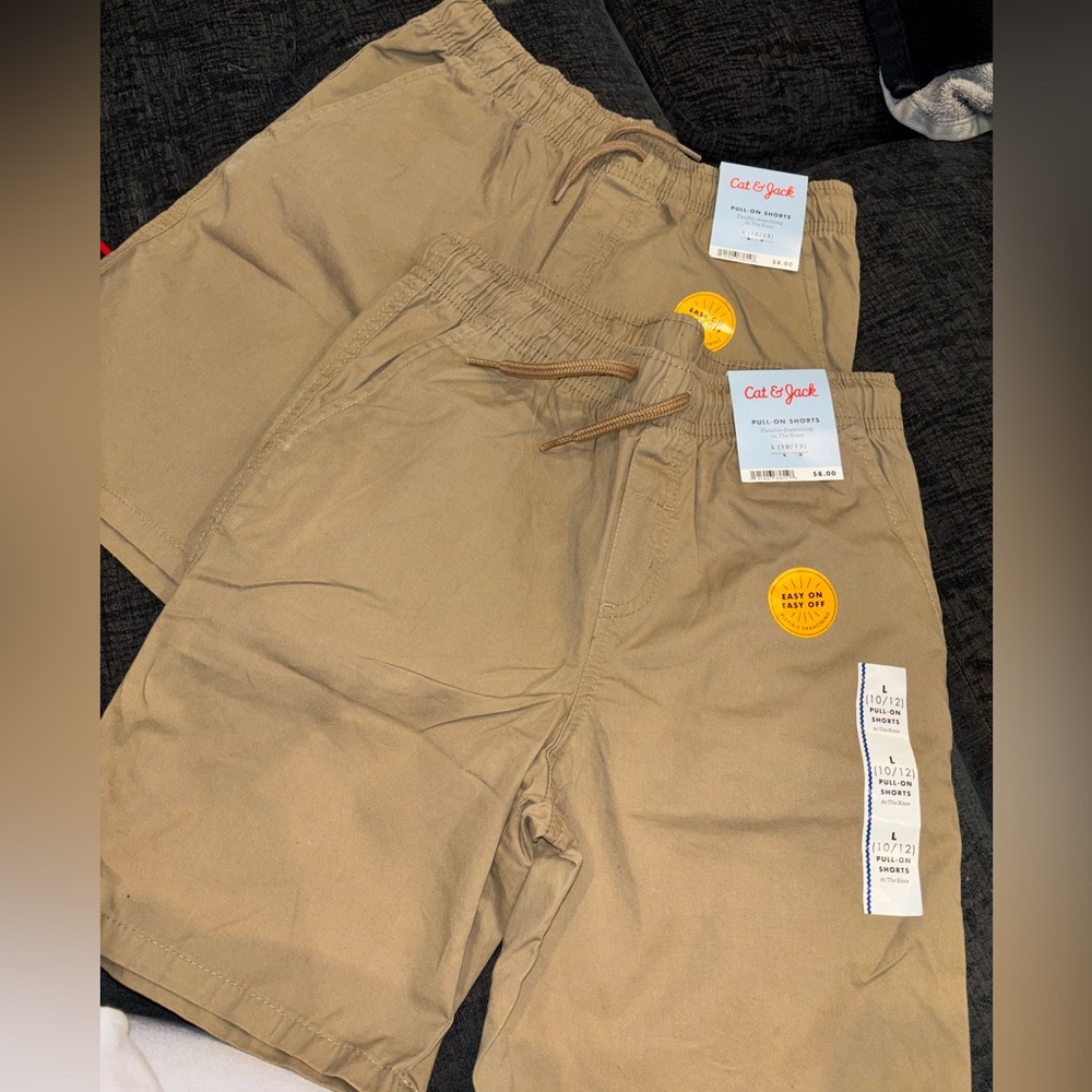 Cat & Jack Khaki Pull-On Shorts
